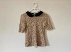 Kante blouse zara -  crème - S, Ophalen of Verzenden, Zo goed als nieuw, Maat 36 (S), Zara
