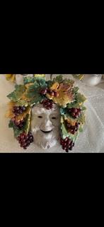 Vintage Italiaanse Potterie maskers Bacchus, Ophalen