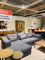 Modern, grijs hoeksalon (ongebruikt toonzaalmodel!), Ophalen, Nieuw, 125 cm of meer, Modern, grijs hoeksalon