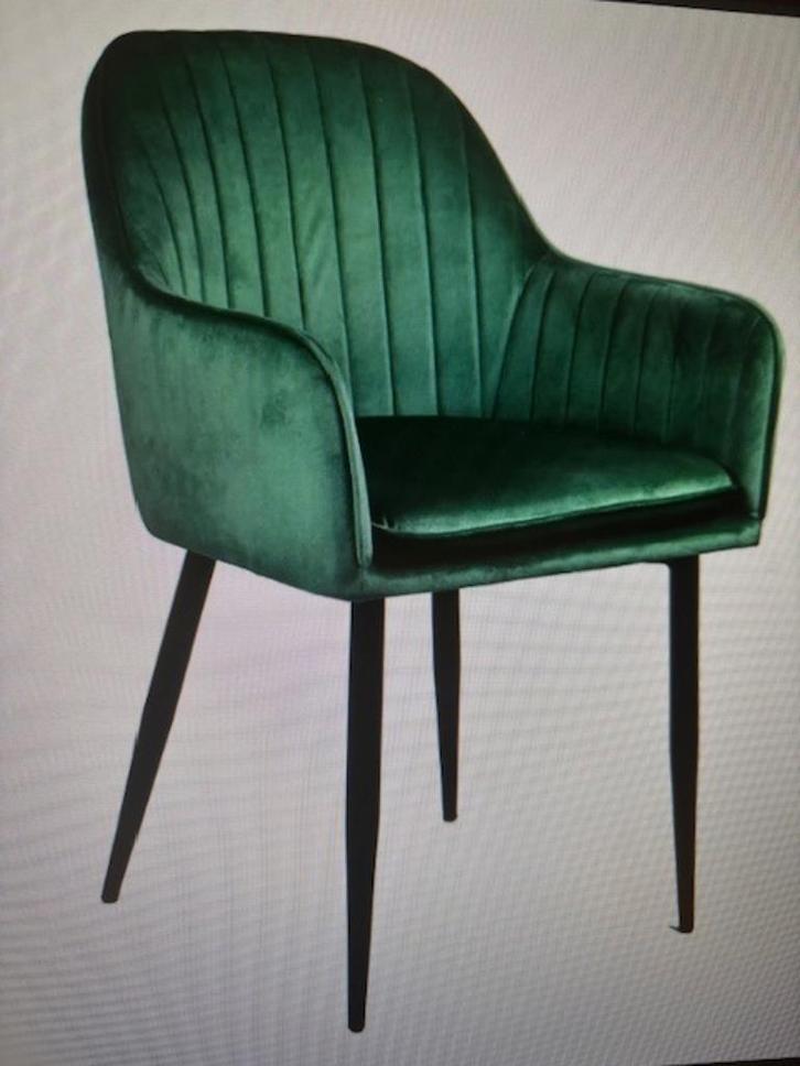 Velvet stoelen, Huis en Inrichting, Stoelen, Zo goed als nieuw, Vijf, Zes of meer stoelen, Overige materialen, Overige kleuren