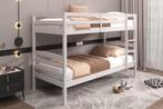 ROY Houten Stapelbedden nieuw wit kleur 90x200cm +Levering, Ophalen of Verzenden, Nieuw, Tweepersoons, Stapelbed
