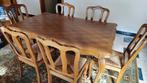 Tafel met 6 stoelen, Ophalen, Zo goed als nieuw