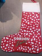 Grande chaussette de Noël Gordon xmas, Enlèvement ou Envoi, Comme neuf
