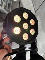 LED PAR 7led 3W, Muziek en Instrumenten, Licht en Laser, Gebruikt, Ophalen