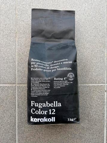 Fugabella Kerakoll Color 12 zwart black Voegmortel Voegsel beschikbaar voor biedingen