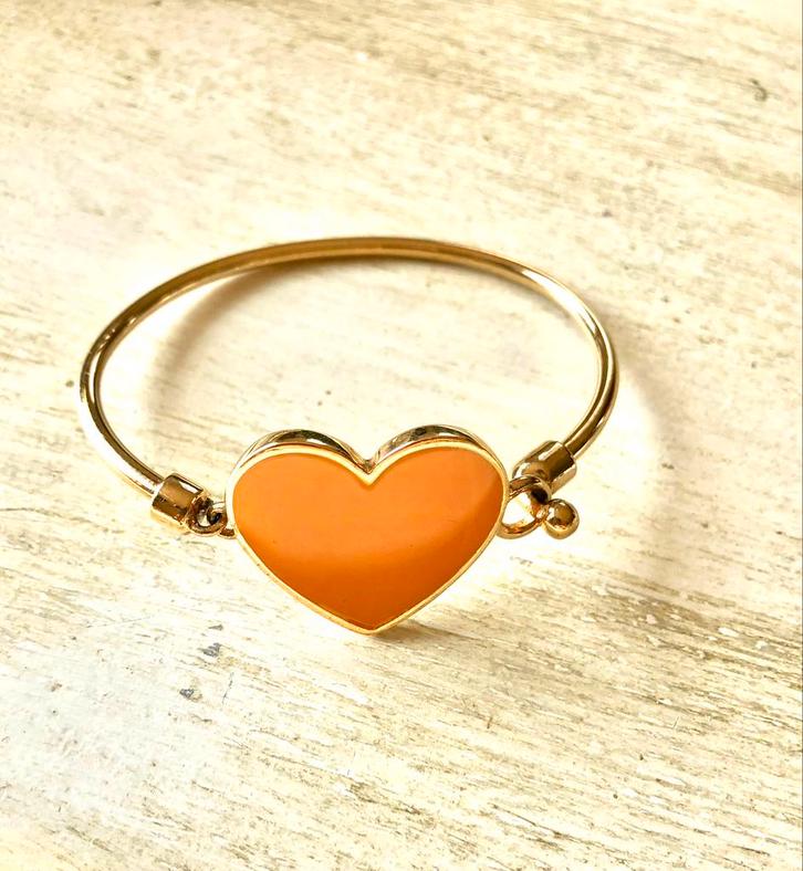 Zeer mooie Furla S-armband, nieuw., Handtassen en Accessoires, Armbanden, Nieuw, Staal, Oranje, Ophalen of Verzenden