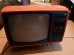 TV retro oranje draagbaar, Antiek en Kunst, Ophalen