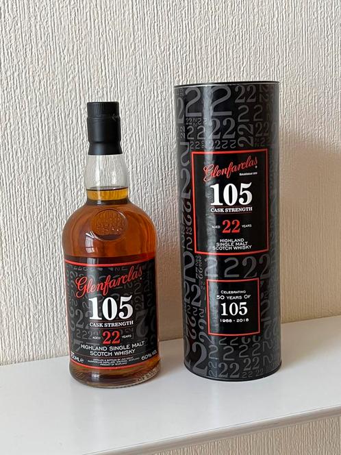 Whisky Glenfarclas 105 22 years cask strength, Verzamelen, Wijnen, Nieuw, Ophalen of Verzenden