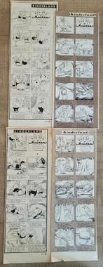 4 oude stripknipsels: Muizen geschiedenis (Kinderland 1941), Ophalen of Verzenden, 1940 tot 1960, Knipsel(s)