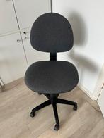 Chaise dactylo de bureau en tissu gris, Ophalen, Zo goed als nieuw, Grijs
