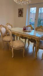 Table a mange avec 6 chaisse baroque, Enlèvement ou Envoi, Comme neuf