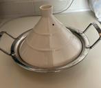 Tajine, Huis en Inrichting, Keuken | Potten en Pannen, Ophalen, Zo goed als nieuw, Inox