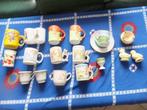 14 tasses,1 coquetier,1 poivrier,1 saliere,1 cendrier, Ophalen of Verzenden, Gebruikt
