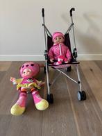 Buggy  + poppen, Ophalen, Gebruikt, Babypop