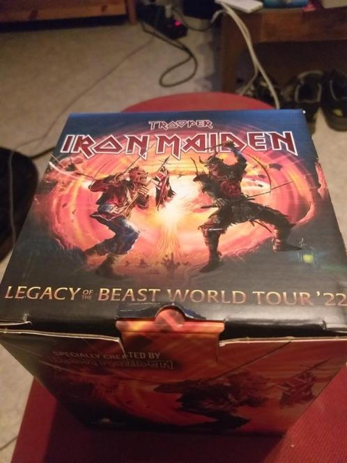 Iron Maiden Trooper bier , giftbox , 3 blikjes 500 ml + glas, Verzamelen, Biermerken, Nieuw, Flesje(s), Ophalen