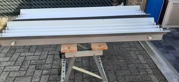 industriële TL lamp, Huis en Inrichting, Lampen | Hanglampen, Ophalen, Gebruikt