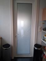 Deur pvc mat glas, Porte extérieure, Comme neuf, Enlèvement, 80 à 100 cm