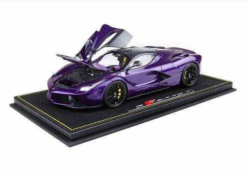 Ferrari LaFerrari Purple Dubai moulée sous pression BBR 1:18, Hobby & Loisirs créatifs, Voitures miniatures | 1:18, Neuf, Voiture