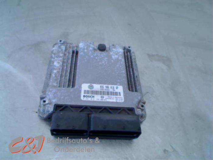 Ordinateur gestion moteur d'un Volkswagen Caddy, Autos : Pièces & Accessoires, Électronique & Câbles, Volkswagen, Utilisé, 3 mois de garantie