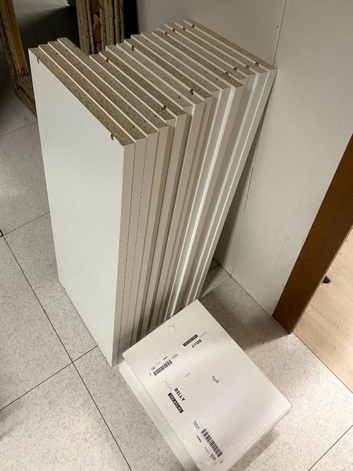 23x Ikea Billy Planken WIT (zo goed als nieuw), Maison & Meubles, Armoires | Bibliothèques, Comme neuf, 50 à 100 cm, 25 à 50 cm