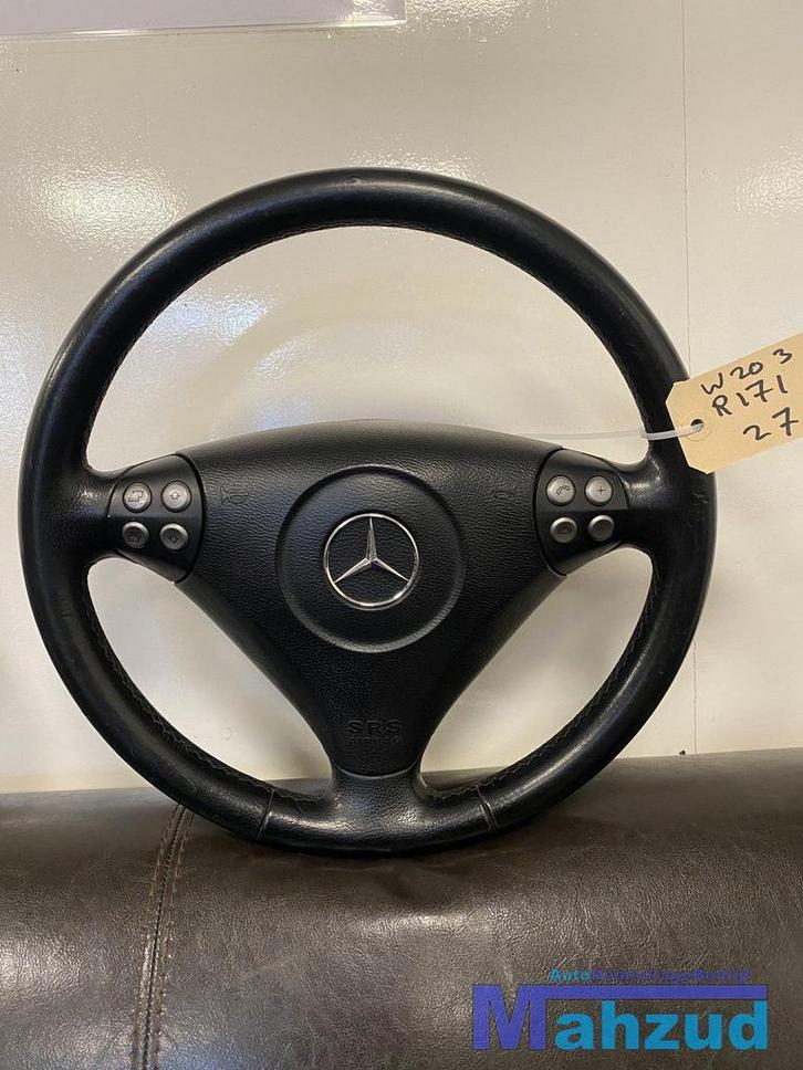 MERCEDES W203 C KLASSE R171 SLK Stuurwiel stuur leer airbag, Auto-onderdelen, Besturing, Mercedes-Benz, Gebruikt, Ophalen of Verzenden