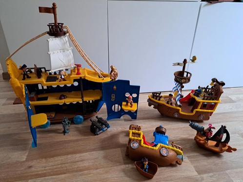 Jake en de nooitgedachtland piraten - set, Kinderen en Baby's, Speelgoed | Actiefiguren, Gebruikt, Ophalen