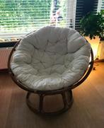 Fauteuil rond en rotin, Maison & Meubles, Fauteuils, Enlèvement, Utilisé, Osier ou Rotin