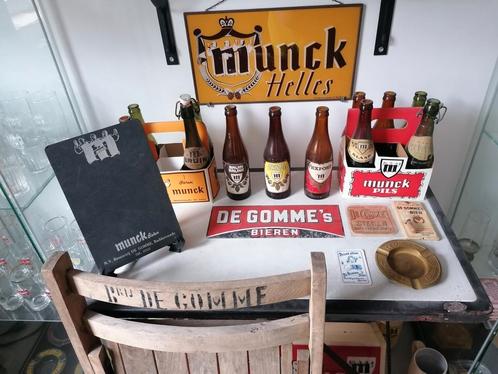 Alles gezocht van Munck pils brouwerij De Gomme Ruddervoorde, Collections, Marques de bière, Utilisé, Panneau, Plaque ou Plaquette publicitaire