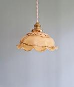 Art Deco hanglamp in geschulpte gemarmerde opaline, 1920-30, Antiek en Kunst, Antiek | Verlichting, Ophalen of Verzenden