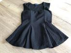 Peplum top zwart / Small, Kleding | Dames, Topjes, Zwart, Bleu Marine, Ophalen of Verzenden, Zo goed als nieuw