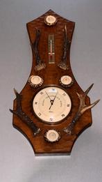 Vintage Fischer weerstation: barometer & thermometer, Ophalen of Verzenden, Gebruikt, Weerstation