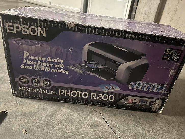 Epson Stylus Photo R200 fotoprinter — CD/DVD-afdrukken, Computers en Software, Printers, Zo goed als nieuw, Printer, Ophalen