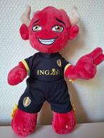 Officiële pluche mascotte rode duivels ING, Ophalen of Verzenden, Zo goed als nieuw