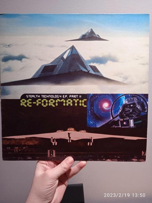 12" Re-Formatic - Stealth Technology EP Part II (Techno), CD & DVD, Vinyles | Dance & House, Utilisé, Techno ou Trance, 12 pouces