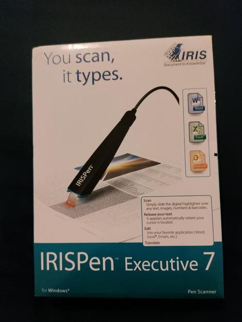 Iris Pen Executive 7- You scan, it types! - Neuf, Divers, Fournitures scolaires, Neuf, Enlèvement ou Envoi