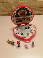 1989 Polly Pocket Christmas Compact Bluebird-speelgoed, Gebruikt, Ophalen of Verzenden
