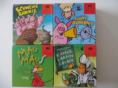 Pakket Drie Magier kinderspellen (4 spellen), Hobby en Vrije tijd, Gezelschapsspellen | Kaartspellen, Gebruikt, Een of twee spelers