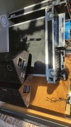 DJ set in flightcase op wielen met opplooimeubel, Muziek en Instrumenten, Ophalen of Verzenden