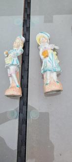 paar oude biscuit beeldjes (3iv275), Antiek en Kunst, Ophalen of Verzenden