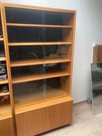 Boekenkast/vtrinekast, Huis en Inrichting, Kasten | Vitrinekasten, Ophalen, Gebruikt