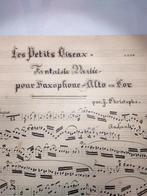 Partition musicale manuscrite 1915, Antiquités & Art, Enlèvement ou Envoi