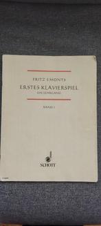 PIANO STUDIEBOEK ERSTES KLAVIERSPIEL, Les of Cursus, Piano, Gebruikt, Ophalen of Verzenden