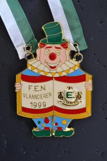 carnaval FEN Vlaanderen medaille 1999, Enlèvement ou Envoi, Neuf