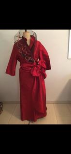 Robe de soirée haute couture, Comme neuf, Taille 42/44 (L), Rouge, Enlèvement ou Envoi