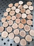 44 stuks decoratieve boomstamschijfjes palmboom hout, Doe-het-zelf en Bouw, Ophalen of Verzenden