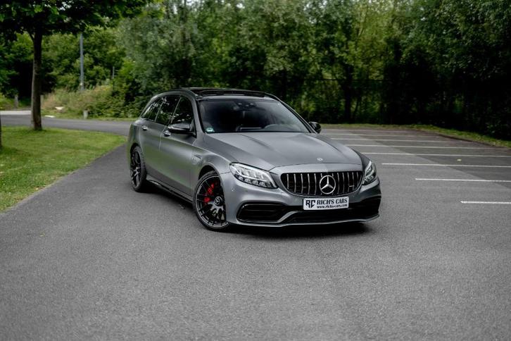Mercedes-Benz C 63 AMG S Volle Opties + BTW Wagen + Trekhaak, Auto's, Mercedes-Benz, Bedrijf, C-Klasse, 360° camera, ABS, Achteruitrijcamera
