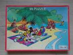 Disney puzzel 99 st Mickey & Minnie 4 + 1 gratis, Ophalen of Verzenden, Meer dan 50 stukjes, Zo goed als nieuw, 6 jaar of ouder