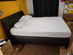 Boxspring (2 personen, zonder matras), Bruin, Tweepersoons, Ophalen of Verzenden, 200 cm