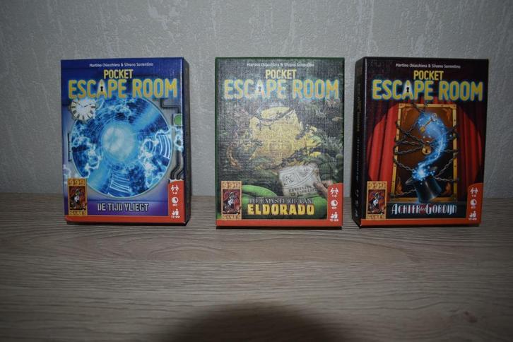 pocket escape room, Hobby en Vrije tijd, Gezelschapsspellen | Kaartspellen, Zo goed als nieuw, Ophalen