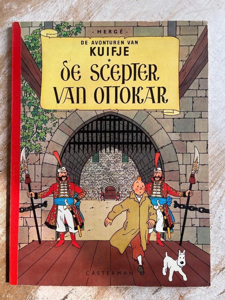 Kuifje, De Scepter van Ottokar, hele mooie herdruk uit 1962., Boeken, Stripverhalen, Zo goed als nieuw, Eén stripboek, Ophalen of Verzenden